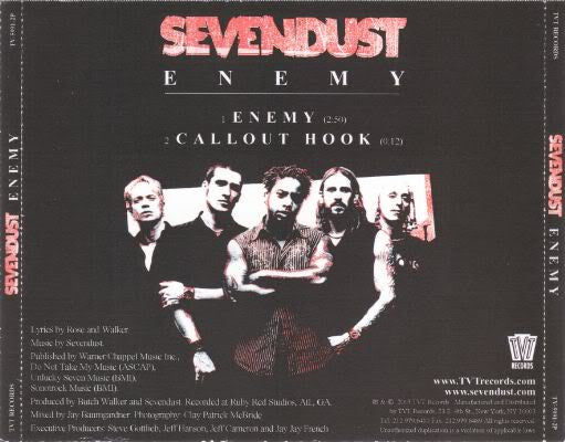 Sevendust : Enemy (CDr, Single, Promo)