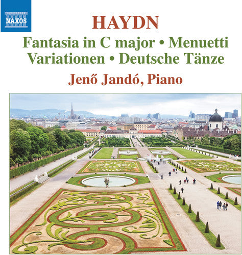 the album cover for JenÅ‘ Jandó - Fantasia in C Major / Menuetti