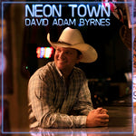 the album cover for David Byrnes Adam - Neon Town