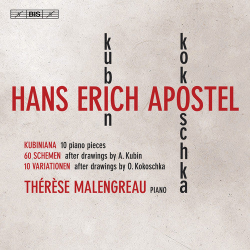 the album cover for Apostel / Malengreau - Apostel & Kokoschka & Kubin