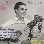 the album cover for Britten / Bream / Malcolm - Aldeburgh Festival 1958-1959