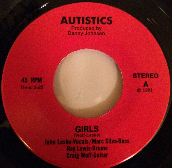 The Autistics : Girls / Sister Julie (7", Single)