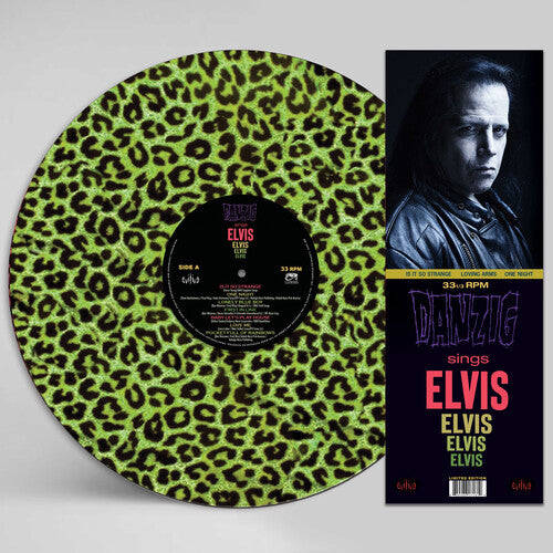 Danzig - Sings Elvis - Un magnífico disco de vinilo con imágenes de leopardo verde (vinilo)