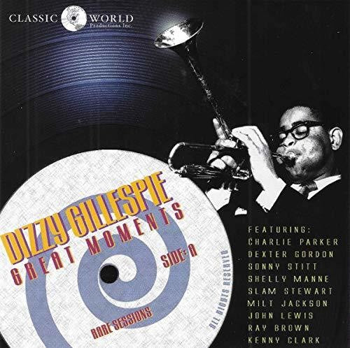 the album cover for Dizzy Gillespie - Great Moments