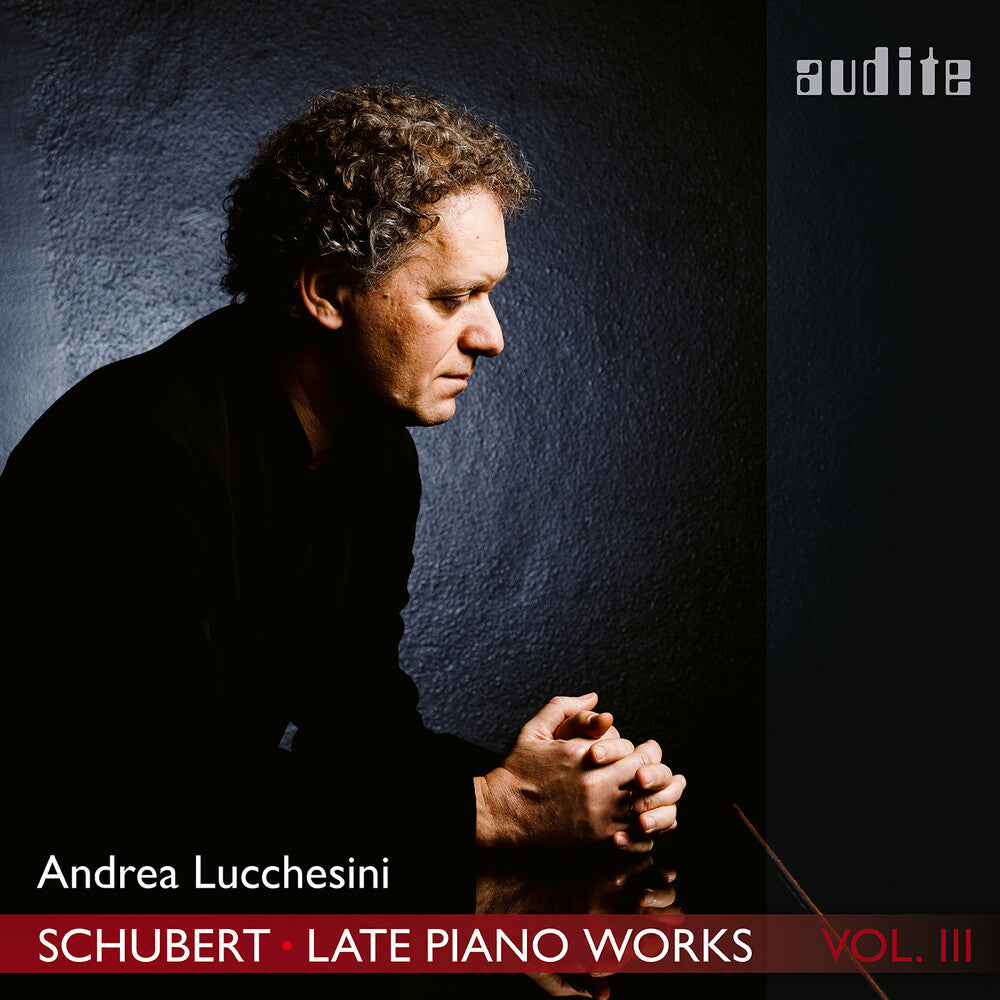 the album cover for Schubert / Lucchesini - Late Piano Works 3