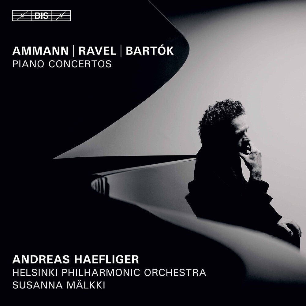 the album cover for Ammann / Haefliger / Malkki - Piano Concertos