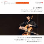 the album cover for Brahms / Thiele / Sonoda - Con Moto