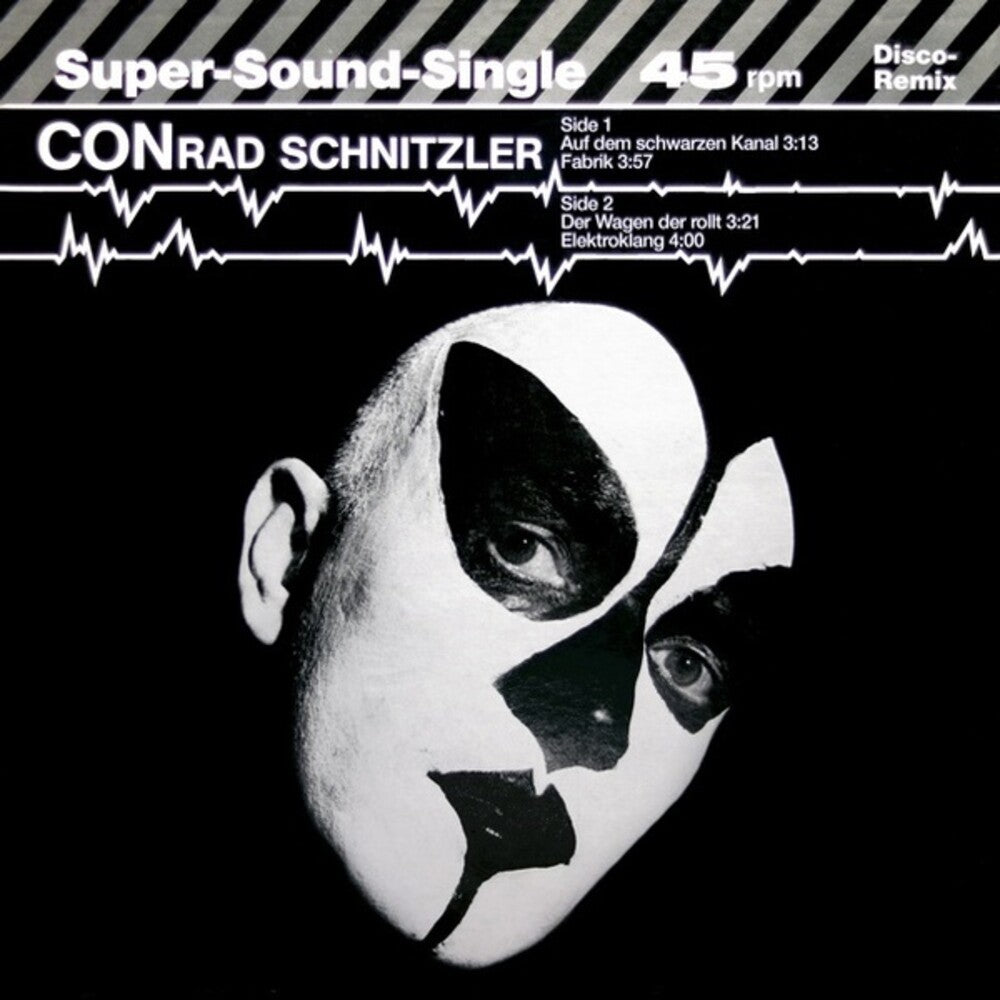the album cover for Conrad Schnitzler - Auf Dem Schwarzen Kanal