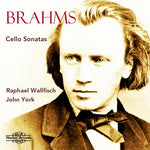 the album cover for Brahms / Wallfisch - Cello Sonatas