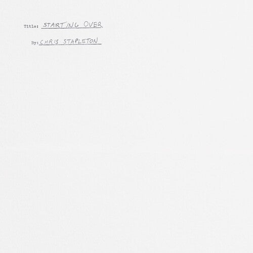 Chris Stapleton - Empezar de nuevo (CD)