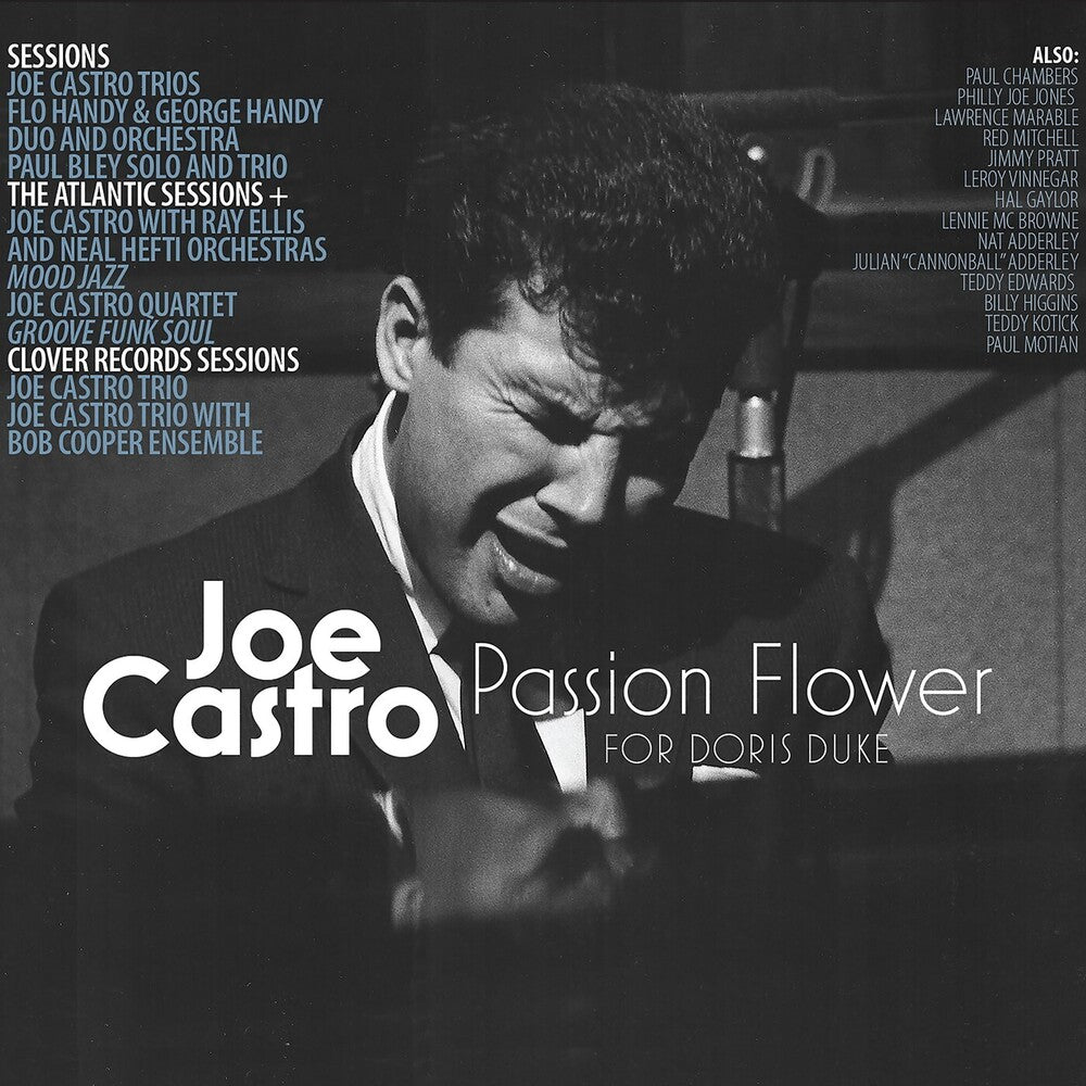 the album cover for Joe Castro - Passion Flower: For Doris Duke