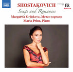the album cover for Shostakovich / Gritskova / Prinz - Songs & Romances