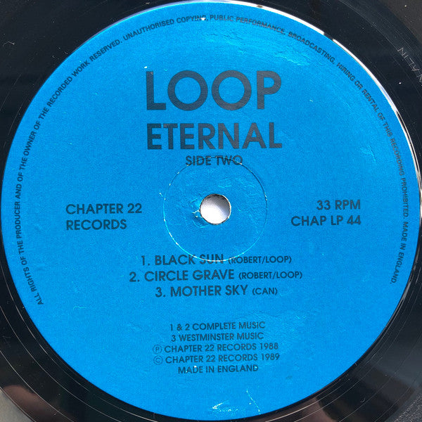 Loop (3) : Eternal (The Singles 1988) (LP, Comp)