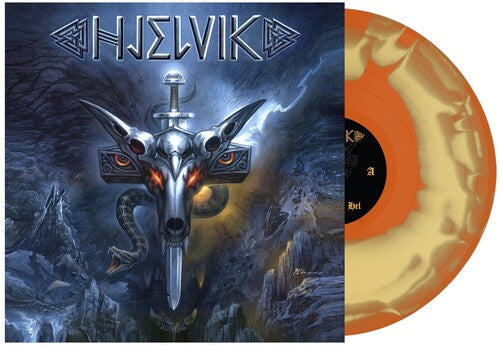 Hjelvik - Welcome to Hel (Orange Mustard Swirl) (Vinyl)