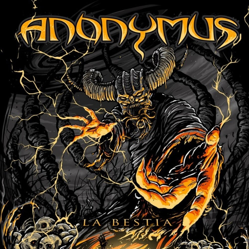 the album cover for Anonymus - La Bestia (Orange Vinyl)