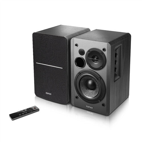 Altavoces inalámbricos Edifier R1280DBs con Bluetooth 5.0 para escritorio o estantería - 42 vatios, color negro