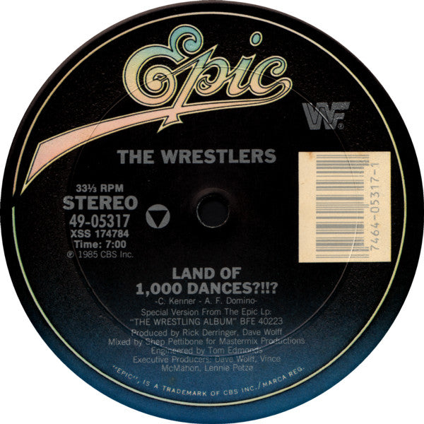The Wrestlers : Land Of 1,000 Dances?!!? (12")