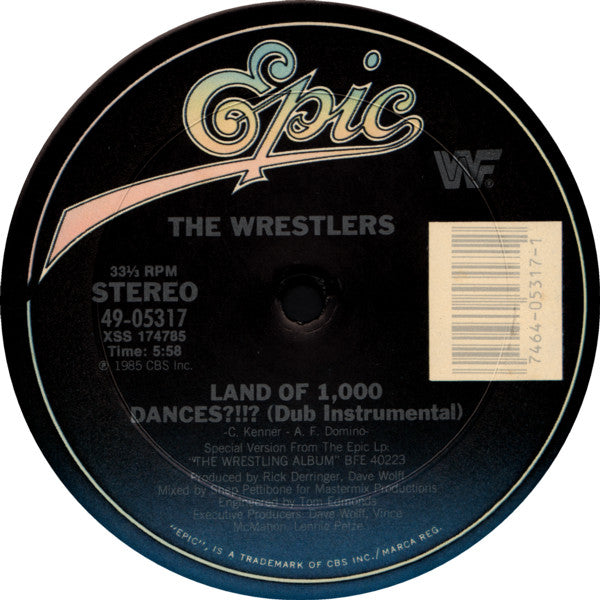 The Wrestlers : Land Of 1,000 Dances?!!? (12")