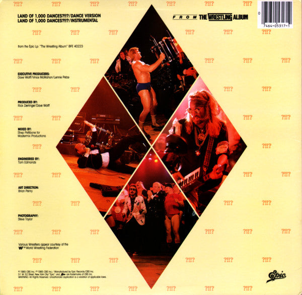 The Wrestlers : Land Of 1,000 Dances?!!? (12")