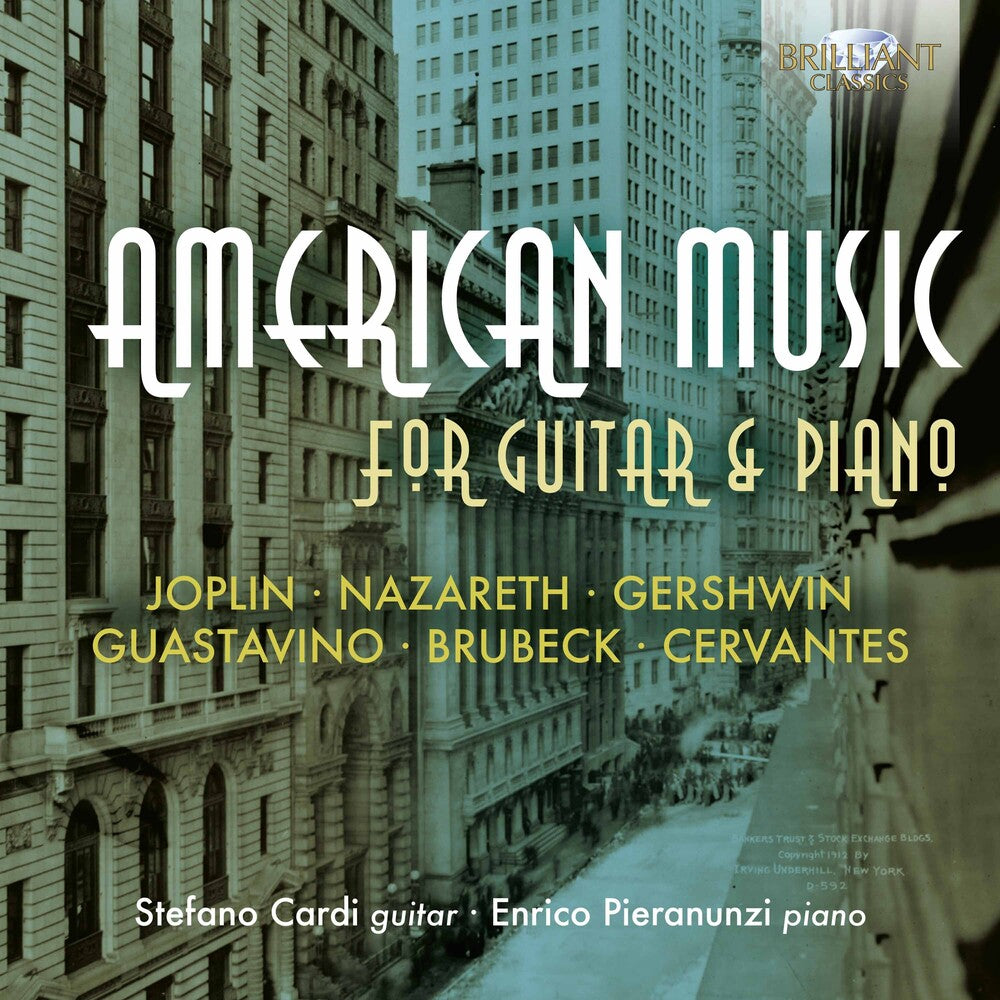 the album cover for American Music For Guitar & Piano / Various - American Music for Guitar & Piano