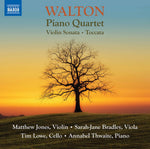 the album cover for Walton / Jones / Thwaite - Piano Quartet