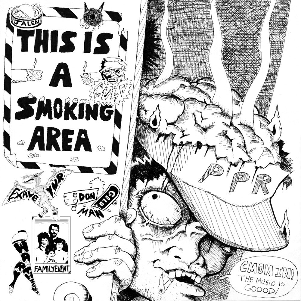 the album cover for This Is A Smoking Area / Various - This Is a Smoking Area / Various