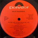 Ralph MacDonald : You Need More Calypso (12", Promo)