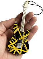 EVH Eddie Van Halen VH2 Bumblebee Guitar Holiday Ornament