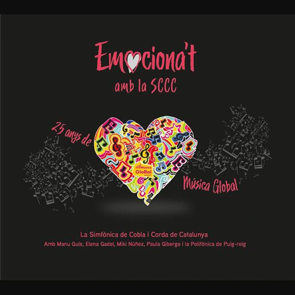 the album cover for Sccc - Emociona't Amb La Sccc, 25 Anys De Musica Global