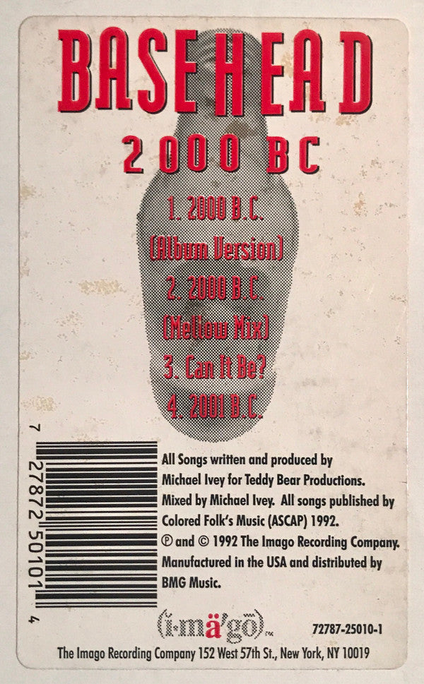 Basehead : 2000 B.C. (12", Single, Promo)
