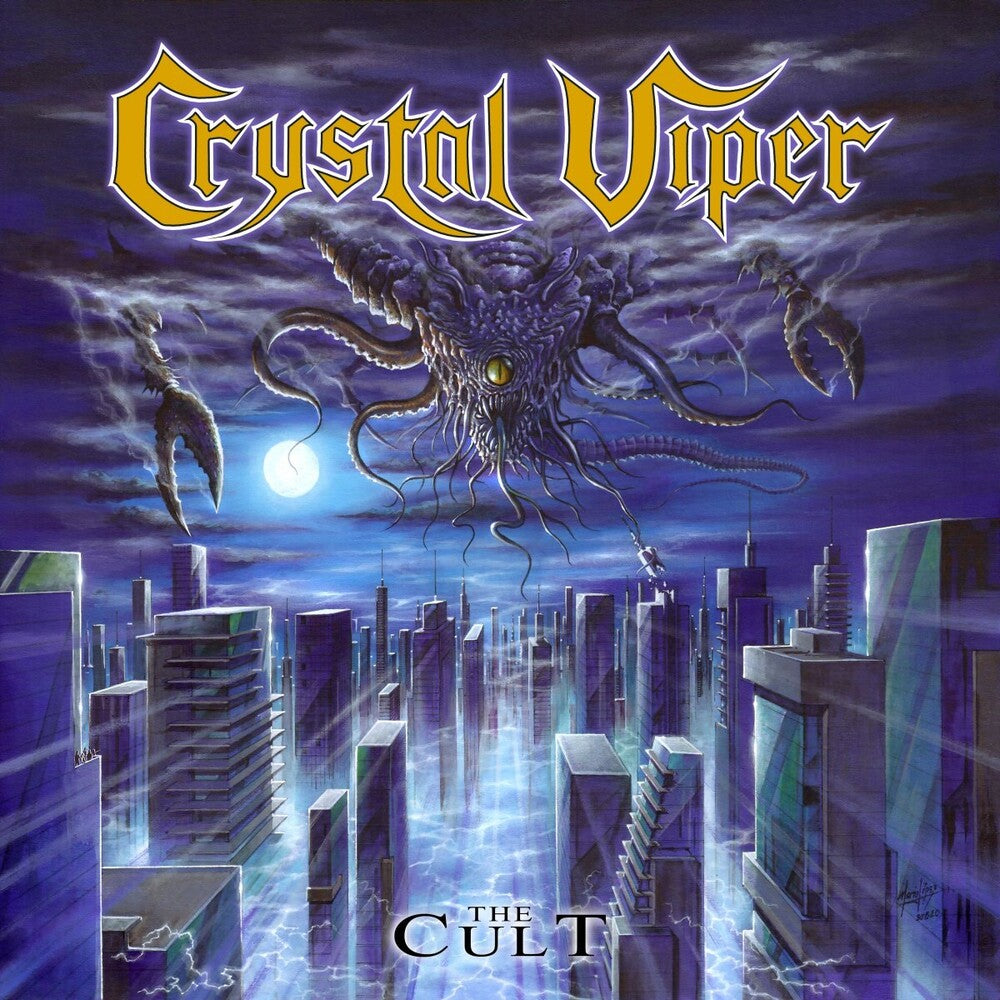 the album cover for Crystal Viper - The Cult
