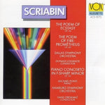 the album cover for Scriabin - Symphonies 4 & 5