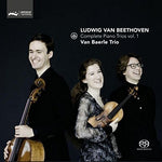 the album cover for Beethoven - Complete Piano Trios 1 (Hybr)