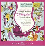 the album cover for Irving Berlin - Call Me Madam (Original Show Album)
