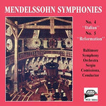 the album cover for Baltimore Sym Orch / Comissiona - Syms Nos 4 & 5