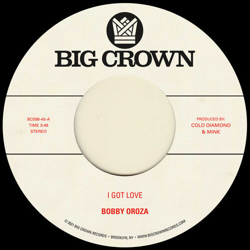 Bobby Oroza - Tengo amor b/w Cuerpo amoroso (Vinilo)
