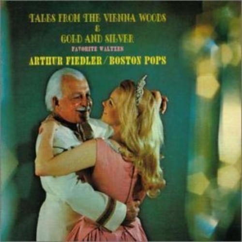 the album cover for Lehar / Tchaikovsky / Boston Pops / Fiedler - Tales from Vienna Woods & Gold