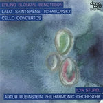 the album cover for Lalo / Saint-Saens / Tchaikovsky / Bengtsson - Cello Concertos