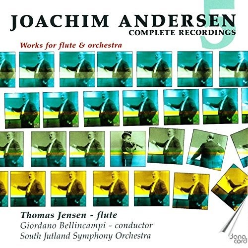 the album cover for Andersen / Jensen / South Jutland So / Bellincampi - Works Dor Flute & Orchrestra