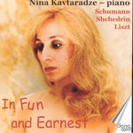 the album cover for Nina Kavtaradze - In Fun & Earnest