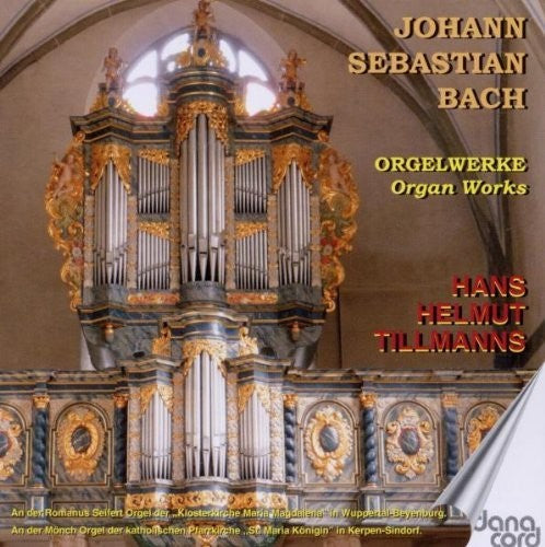 the album cover for J Bach .S. - Bach: Organ Works