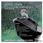the album cover for Holmboe / Franck / Bach / Christensen / Orvad - Wing Span