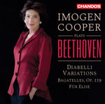 the album cover for Beethoven / Cooper - Imogen Cooper Plays Beethoven