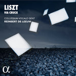 the album cover for Liszt - Via Crucis