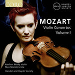 the album cover for Mozart / Handel & Haydn Society / Mandel - Violin Concertos 1