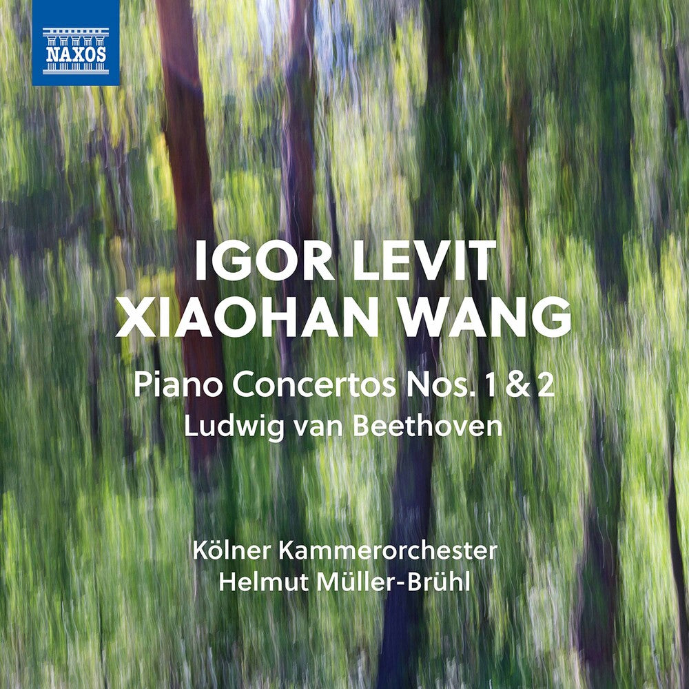 the album cover for Beethoven / Levit / Muller-Bruhl - Piano Concertos 1 & 2