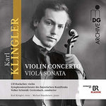 the album cover for Klingler / Raucheisen - Concerto for Violin & Orch / Sonata Viola & Piano