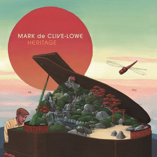 the album cover for De Clive-Mark Lowe - Heritage