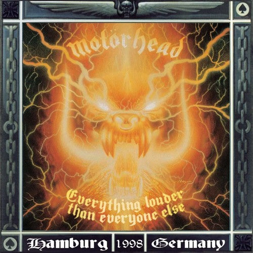 the album cover for Motörhead - Everything Louder Than Everyone Else