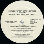 Carlos "After Dark" Berrios* : Deadly Medlies Volume 1 (12", EP, Promo)